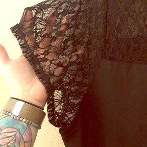 Black Dress with Lace detailing